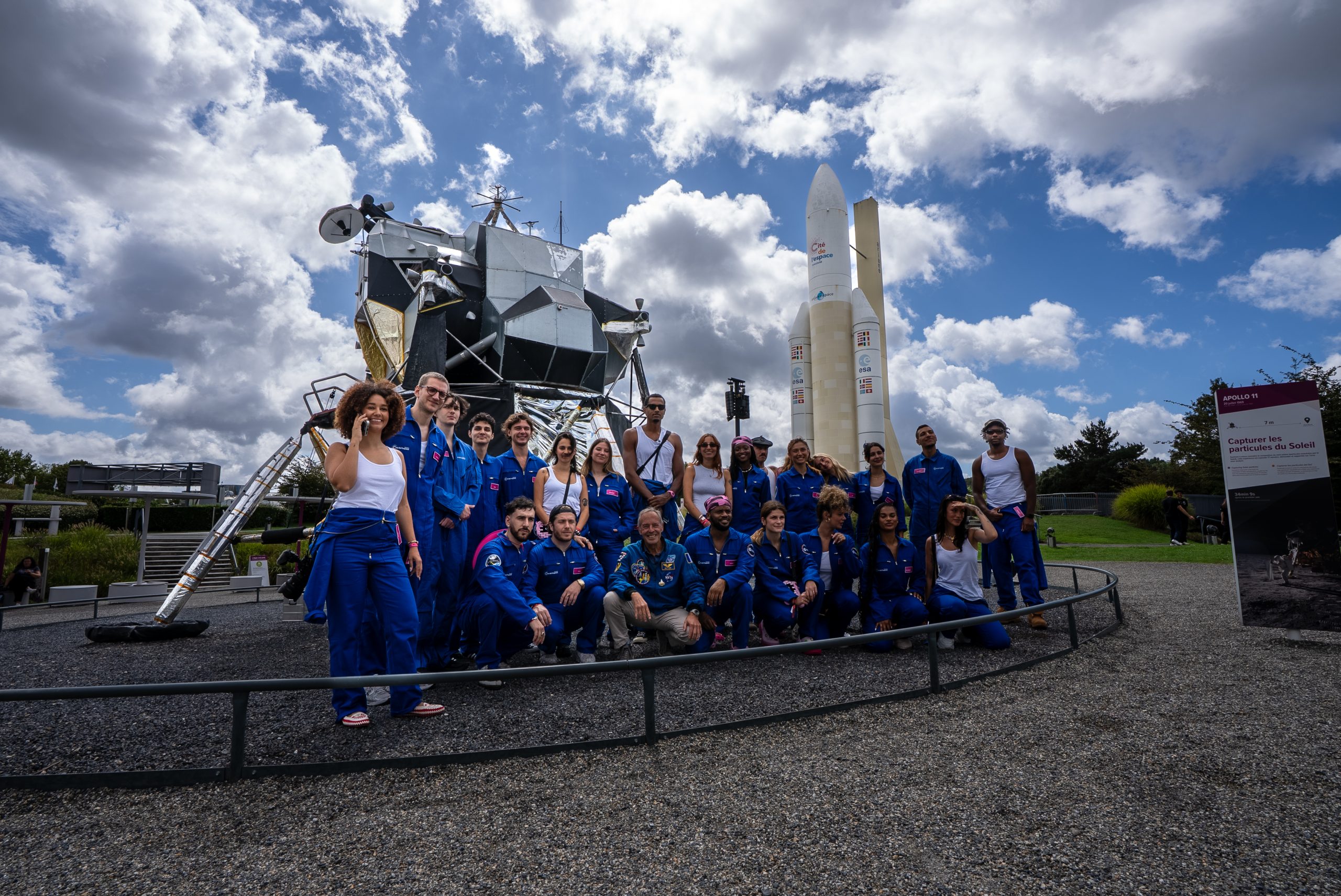 Les influenceurs du Rose festival à la Cité de l'espace