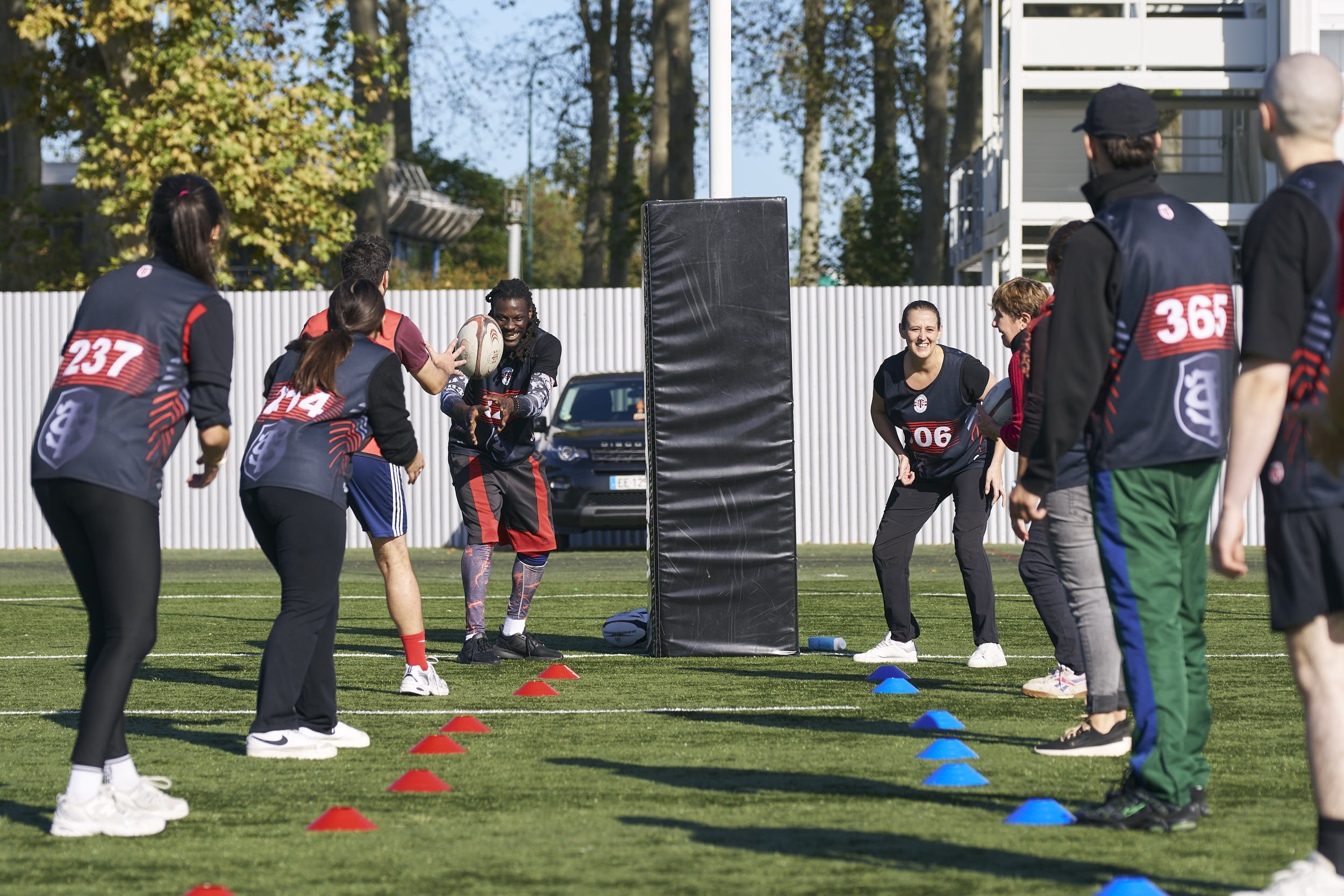 Personnel de la Semeccel au Stade Toulousain