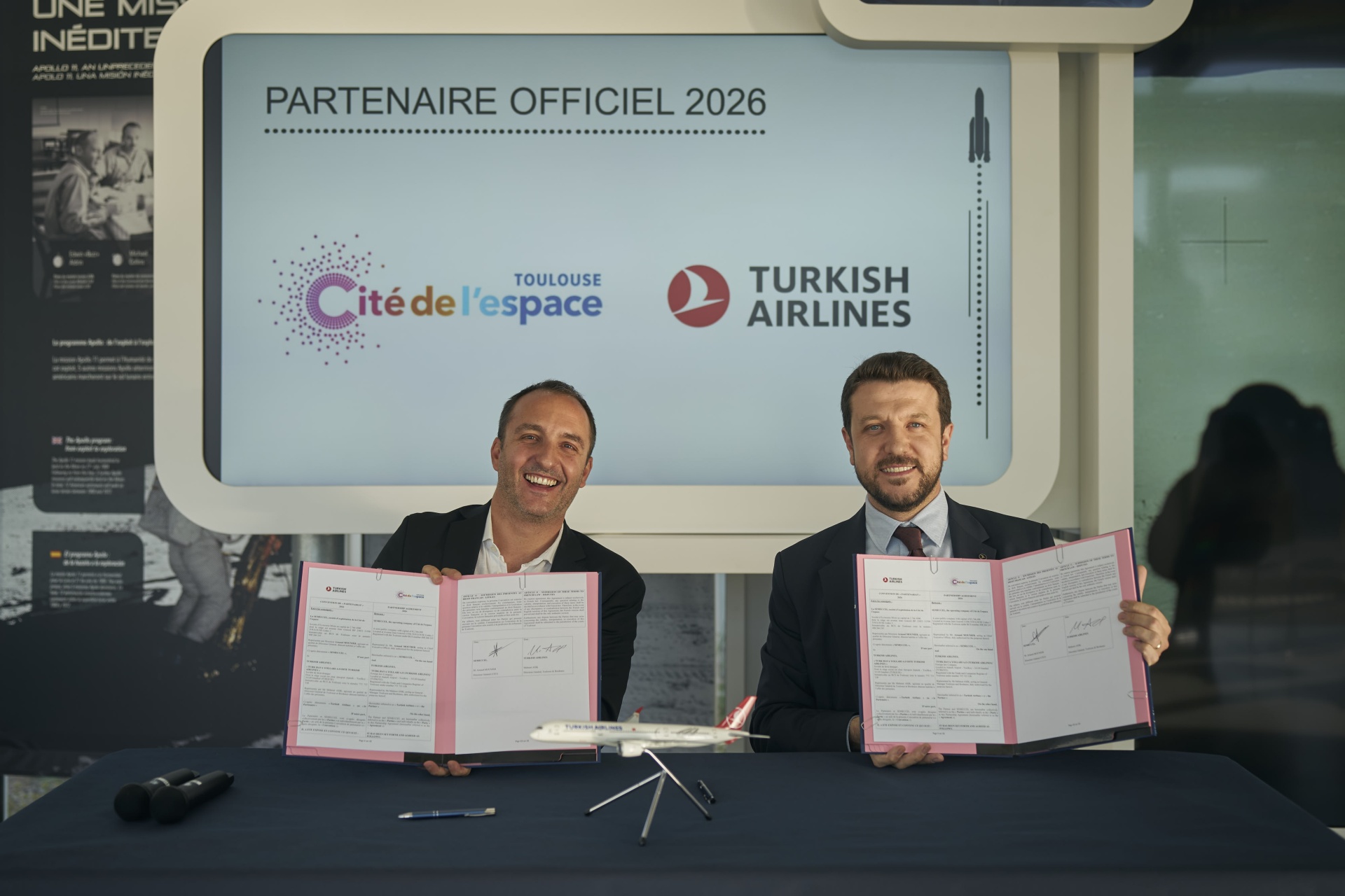 Turkish Airlines rejoint les partenaires officiels de la Cité de l’espace