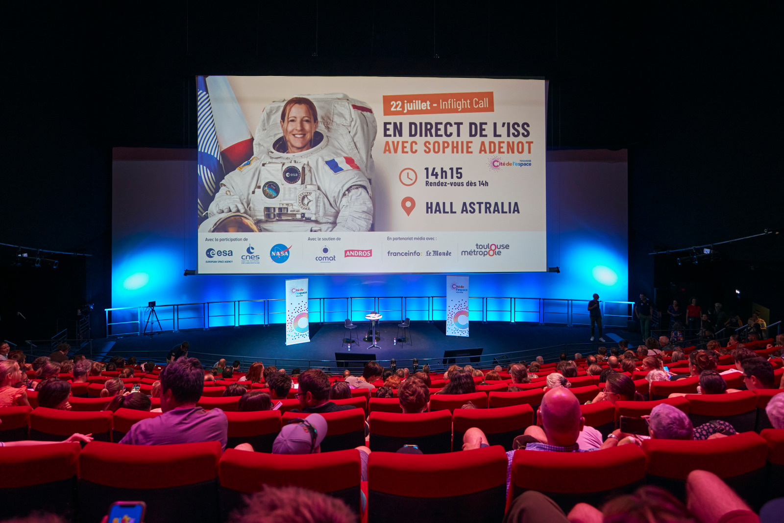 Allo Sophie ? Ici la Cité de l’espace
